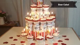 ¿Cómo hacer un pastel con latas de Cerveza? | DIY ❤ BEER CAKE