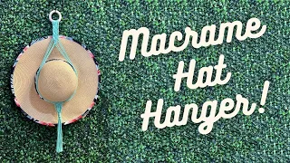 DIY Macrame Hat Hanger Tutorial for Beginners