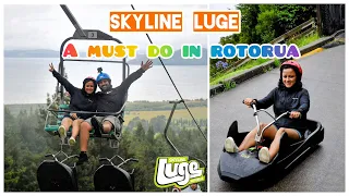 Rotorua Luge 2021|  A Must Do In New Zealand | Intermediate Track