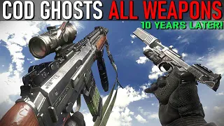 COD GHOSTS: All Weapons Showcase A Decade After Release