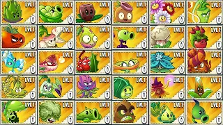 PvZ 2 Challenge - Random Team Color Plant Level 1 Power Up Vs Zombot Tomorrow tron - Who will win?