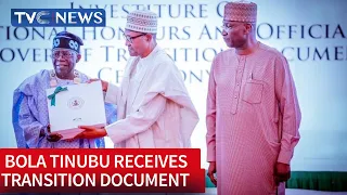 TRENDING: President-Elect,  Bola Tinubu Receives Transition Document From President Buhari