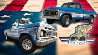 Daily Driven 1976 Ford F100 Bicentennial Edition 1 of 2,237 Ford's gift to America for turning 200!