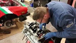 How to change crankshaft bearing on a alfa romeo V6 (or any engine)