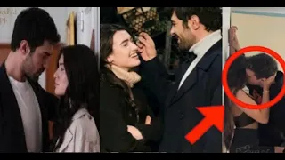 Gökberk Yıldırım showed his love to everyone by kissing Cemre Arda in front of everyone on set