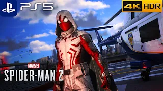 PS5 Marvel's Spider-Man 2 -  ARACHKNIGHT SUIT Free Roam Gameplay (4K 60FPS UHD)