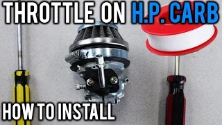 How to Install Throttle on High Performance Carburetor