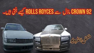 #Toyota_crown_Royal_saloon #Limited_edition Convert #Rolls-Royce's|phantom Replica #interviews