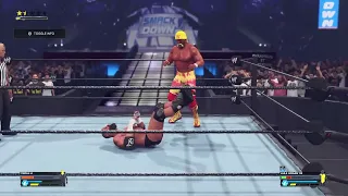 Hulk Hogan vs Triple H - WWE 2K24 (Smackdown 2002)