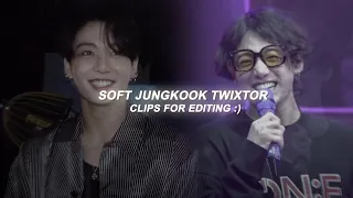 soft/cute jungkook twixtor clips for edits