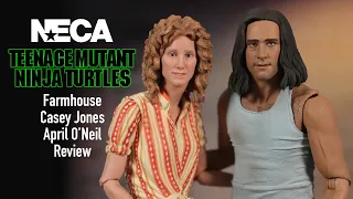 NECA TMNT 1990 Movie - Casey Jones and April O'Neil Farmhouse 2-Pack Unboxing and Review