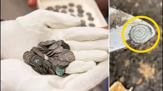 Archaeologists Found 850-Year-Old Silver Medieval Coins In Sweden