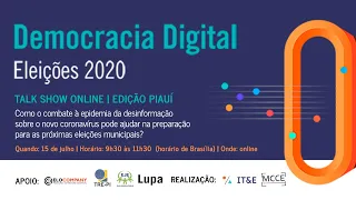 Democracia Digital Eleições 2020 - edição Piauí | Talk show online