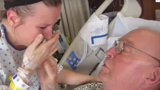 Daughter Cries in Hospital After Giving Life-Saving Kidney to Dad