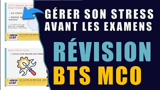 Révisions du BTS MCO #11 : Comment gérer son stress et sa préparation aux EXAMENS du BTS MCO ?