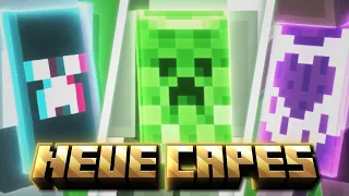 So bekommst DU die 3 NEUEN Minecraft Capes! (Twitch, TikTok & Creeper Cape)