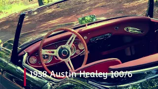 Driving a full restored Austin Healey 100/6