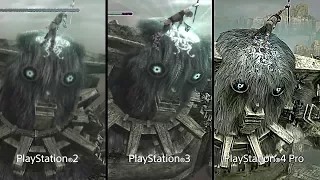 Shadow of the Colossus Remake - PS2 vs. PS3 vs. PS4 Comparison Trailer