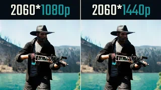 RTX 2060 1080p vs. 1440p RTX (9 Games)