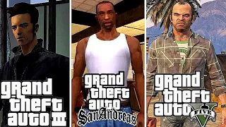 Evolution of Grand Theft Auto games in Playstation (1997-2013)