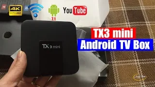 Mở hộp Android TV Box TX3 mini - Giá rẻ CỰC CHẤT biến Tivi thường thành Smart Tivi