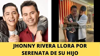 JHONNY RIVERA LLORA POR SERENATA QUE LE DIO SU HIJO DE CUMPLE