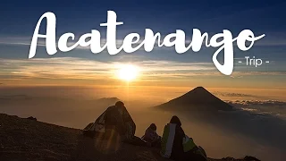 Flying in the Acatenango Volcano Drone Cam | Guatemala travel