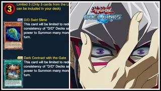 NOOO! KONAMI JUST KILLED D/D/D!!! NEW BAN LIST [Yu-Gi-Oh! Duel Links]