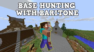 Minecraft Base Hunting with Baritone...