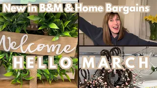 HELLO MARCH! ✨ *NEW IN* Come Shopping with me to B&M and HOME BARGAINS ✨ Spring Clear Out