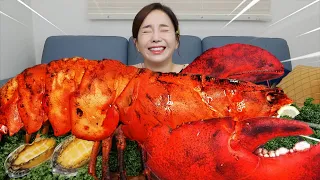 [Mukbang ASMR] Giant LOBSTER 5.4KG🦞 SuperSize Steamed Lobster & Abalone Recipe Eatingshow Ssoyoung