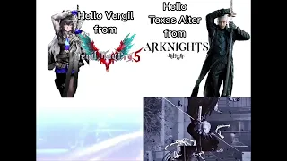 Arknight ( Texas Alter ) vs Devil May Cry 5 ( Vergil )