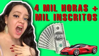 Como Conseguir 4 MIL HORAS No Youtube + 1000 INSCRITOS - ATUALIZADO