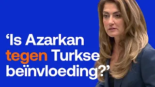 Kamerlid Dilan Yeşilgöz clasht met Farid Azarkan in debat over het vrije woord.