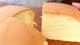 Jiggly and Fluffy Castella Sponge Cake | How to make Taiwanese Castella