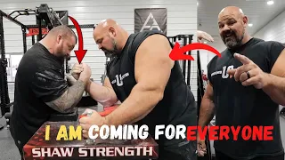 BRIAN SHAW IS COMING FOR EVERYONE // BRIAN SHAW IS SERIOUS ABOUT ARMWRESTLING