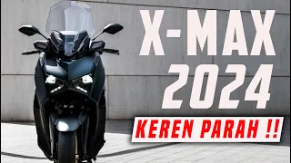 Jadi Mirip T-MAX ⁉️😱 Review New Yamaha X-MAX 2024 Premium Black-Blue ❌ GOKIL, VELG BIRU cakk😍