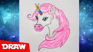 How to draw Unicorn, Как нарисовать Единорога