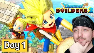 Our JOURNEY Begins As a BUILDER! - Day 1 - Dragon Quest Builders 2 (Blind)
