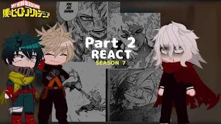 [🇬🇧/🇷🇺] MHA react to season 7 //PART 2//Manga Spoilers