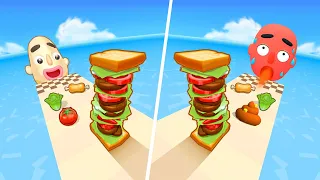 Hot Dog Run | Sandwich Runner - All Level Gameplay Android,iOS - NEW MEGA APK UPDATE