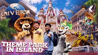 Singapore Universal Studios Vlog 😍😍 | Fun Panrom Vlogs 4K with Subtitles | Singapore Series