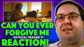 REACTION! Can You Ever Forgive Me? Trailer #1 - Melissa McCarthy Movie 2018