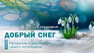 Бесплатный алгоритм "Добрый снег". Тема: раскрытие и реализация своего потенциала