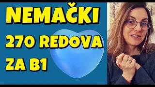 NEMAČKI  - B1 - 270 REDOVA - DELOVI GOVORA KOJI VAM POMAŽU DA POPUNITE PRAZNINE I PROGOVORITE