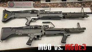 M60 Machine Gun vs. M60e3 Machine Gun: The Differences