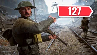 127 Kills with ShotGun | Battlefield 1