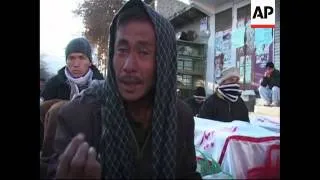 4:3 Men and women of Shiite minority protest recent attack on pilgrims returning from Iran