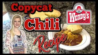 TASTY Copycat Wendy's Chili | Wendy's Copycat Recipe | COPYCAT Easy Recipe