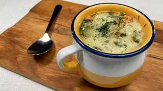 Taste of childhood on the farm: grandma's recipe for potato and cucumber soup